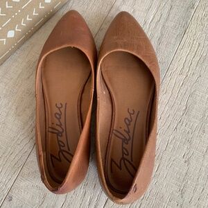 Zodiac Brown Leather Shoes